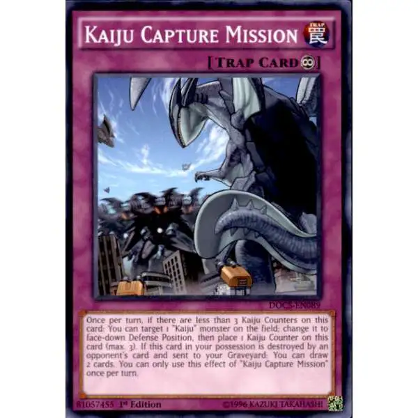 YuGiOh Dimension of Chaos Common Kaiju Capture Mission DOCS-EN089