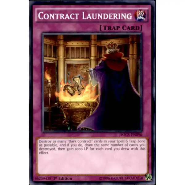 YuGiOh Dimension of Chaos Common Contract Laundering DOCS-EN096
