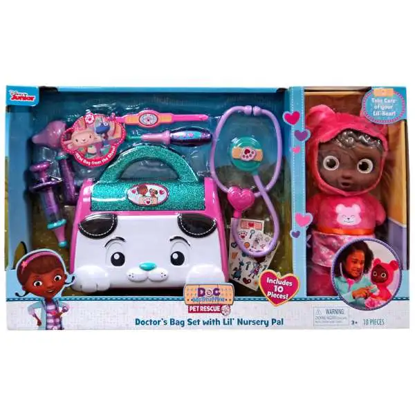 Disney Doc McStuffins Pet Rescue Doctor's Bag Set with Lil' Nursery Pal Exclusive Playset [Lil' Bear]