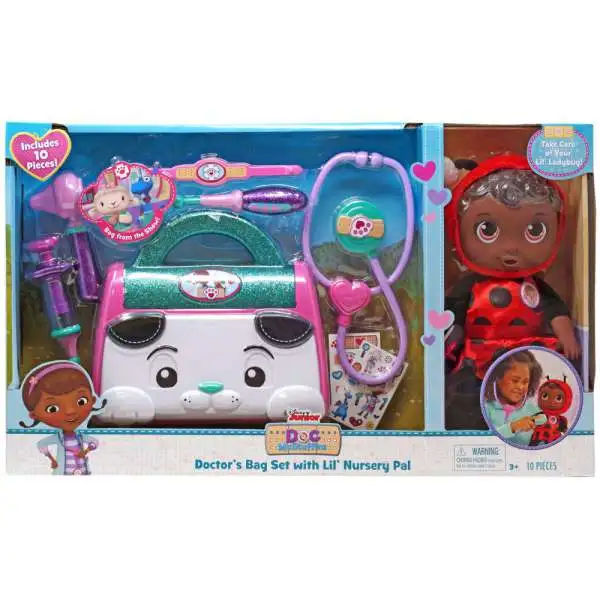 Disney Doc McStuffins Pet Rescue Doctor's Bag Set with Lil' Nursery Pal Exclusive Playset [Lil' Ladybug]