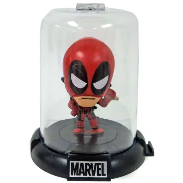 Marvel Domez Series 4 Deadpool Figure [Red Suit]