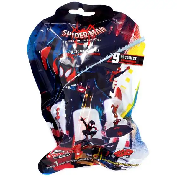 Marvel Domez Spider-Man Into the SpiderVerse Mystery Pack [1 RANDOM Figure]