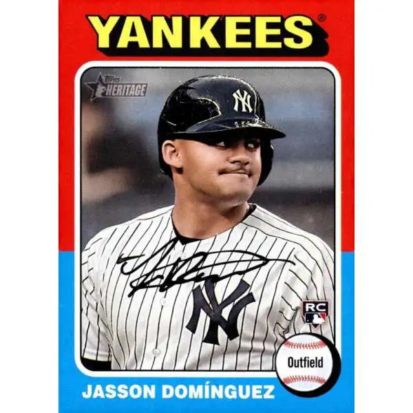 MLB 2024 Topps Heritage Jasson Dominguez #399 [Rookie]