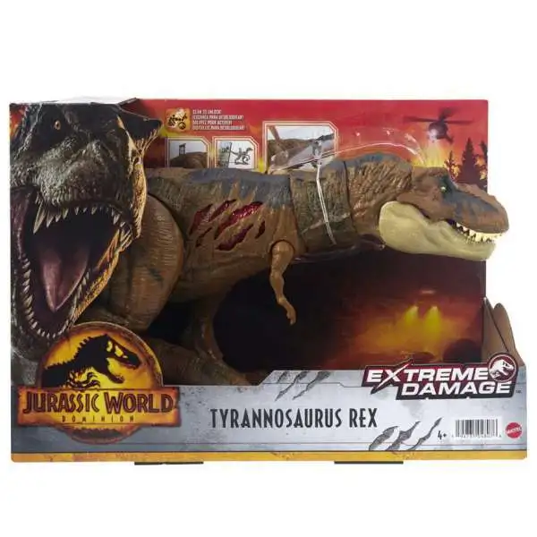 Jurassic World Dominion Extreme Damage Tyrannosaurus Rex Exclusive Action Figure