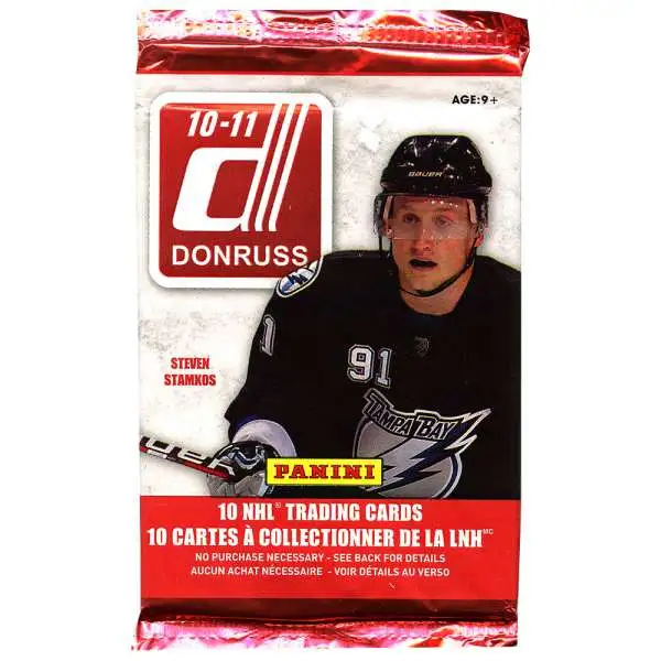 NHL Panini 2010-11 Donruss Hockey Trading Card Pack [10 Cards]