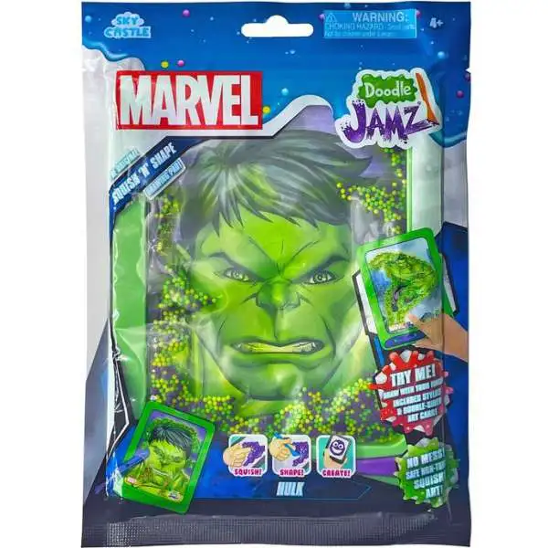 Doodle Jamz Marvel Hulk Squish N' Shape Drawing Pad