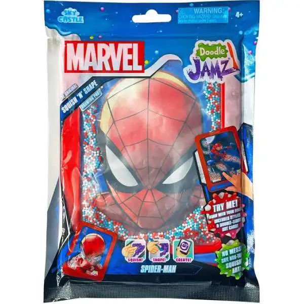 Doodle Jamz Marvel Spider-Man Squish N' Shape Drawing Pad