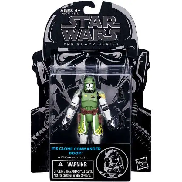 Star Wars Clone Wars Black Series Clone Commander Doom Action Figure #13