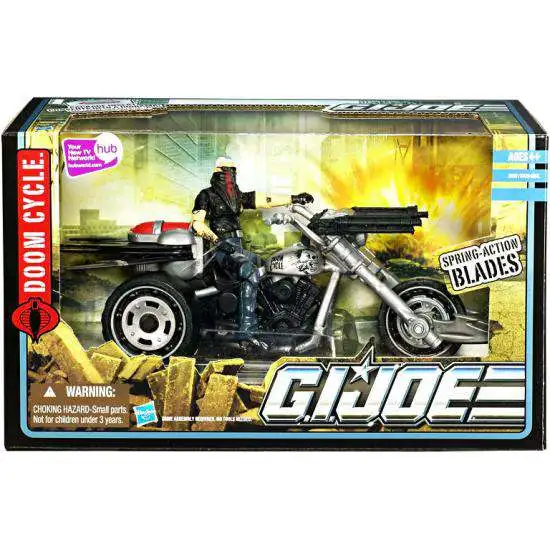 GI Joe Pursuit of Cobra Doom Cycle Action Figure Vehicle