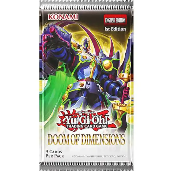 YuGiOh Doom of Dimensions Booster Box 24 Packs Konami - ToyWiz