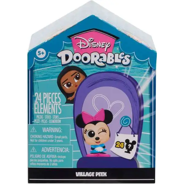 Disney Doorables Series 8, 9 & 10 VILLAGE Peek Playset [24 RANDOM Figures]