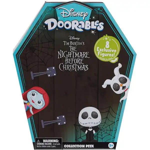Disney Doorables Collection Peek The Nightmare Before Christmas Exclusive Mystery Figure 8-Pack [2021 Version]