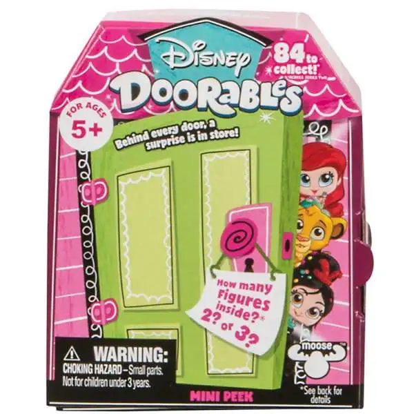 Disney Doorables Series 2 Movie Moments Mystery Pack [2 Figures & 1 Display  Set]