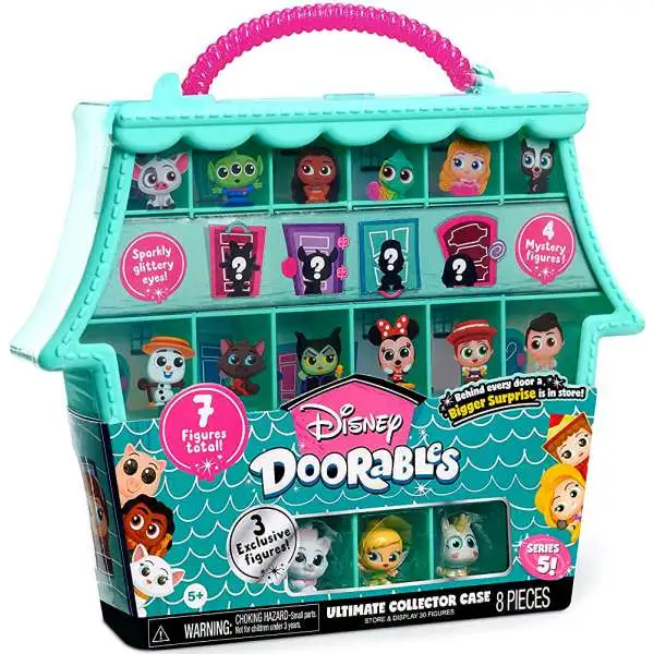 Disney Doorables Series 5 Ultimate Collector Case Exclusive Playset [Includes 7 Figures!]