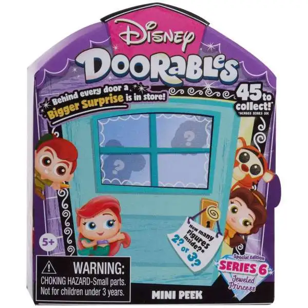 Disney Doorables Series 6 MINI Peek Mystery Pack [2 OR 3 Figures]