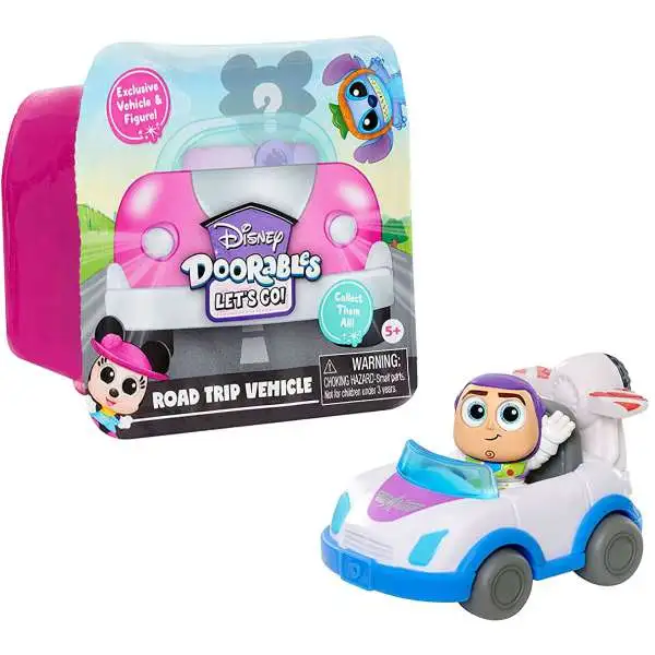  Disney Doorables Let's Go Series 2 Figure and Vehicles 2-Pack,  Styles May Vary, Officially Licensed Kids Toys for Ages 5 Up,   Exclusive : Toys & Games