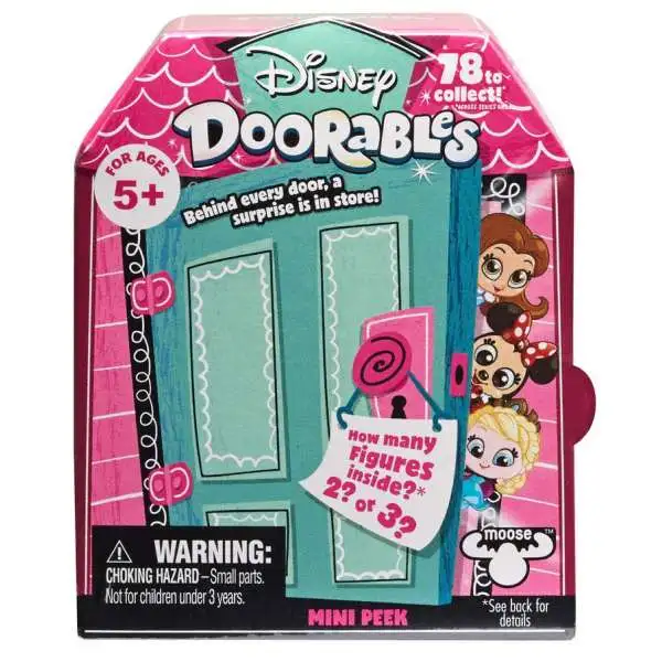Disney Doorables MINI Peek Mystery Pack [2 OR 3 Figures]