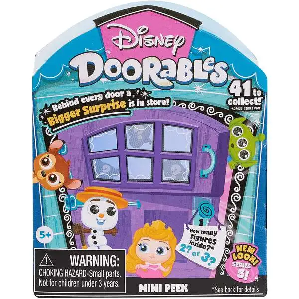Disney Doorables Series 5 MINI Peek Mystery Pack [2 OR 3 Figures]