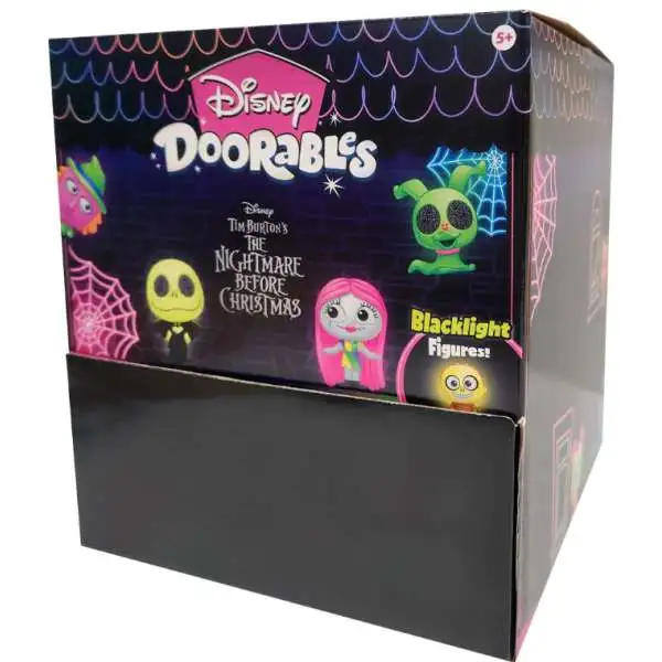 Disney Doorables Blacklight Series The Nightmare Before Christmas Mystery Box [24 Packs]