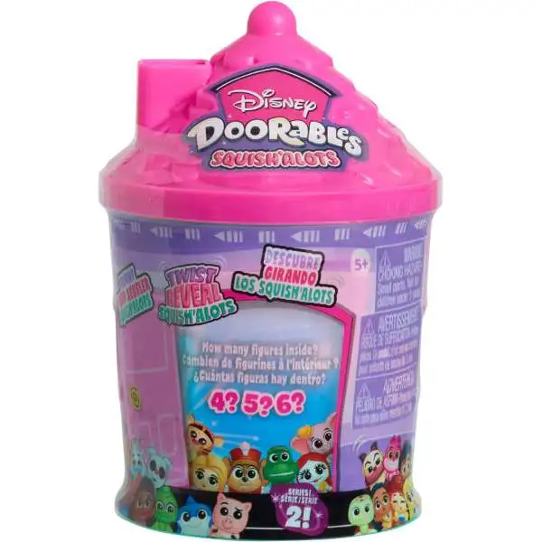 Disney Doorables Twist Reveal SquishAlots Series 2 Mystery Pack [4, 5 OR 6 RANDOM Figures!]