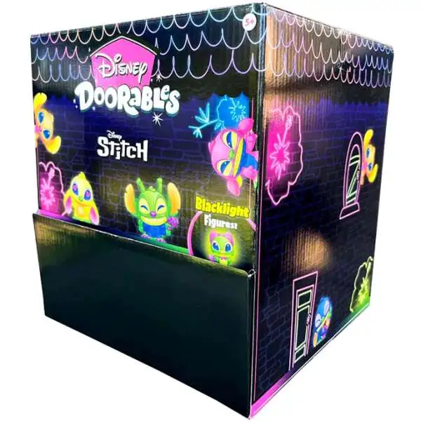 Disney Doorables Blacklight Series Stitch Mystery Box [24 Packs]