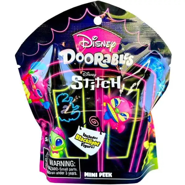 Disney Doorables Blacklight Series Stitch Mystery Pack