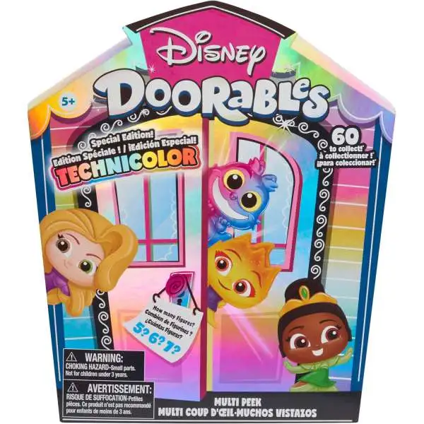 Disney Doorables Series 11 Technicolor Takeover MULTI Peek Mystery Pack [5, 6 OR 7 RANDOM Figures]