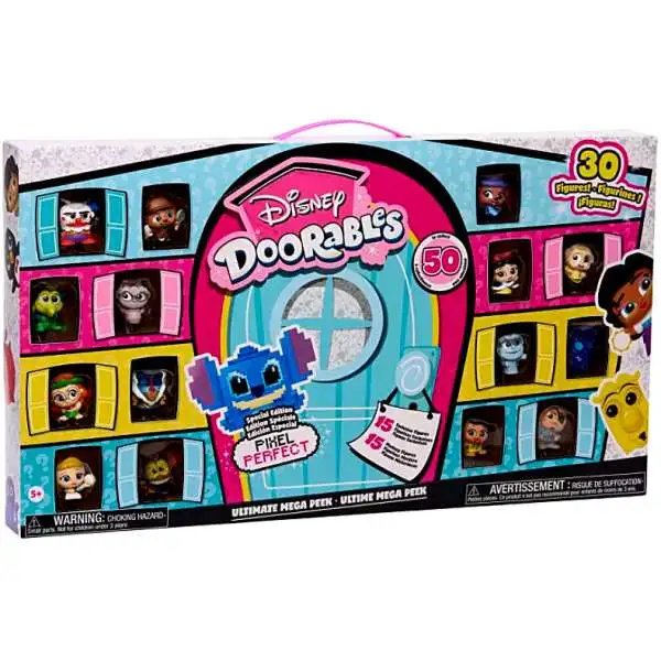 Disney Doorables Pixel Perfect Ultimate MEGA Peek Exclusive Playset [30 Figures (Includes 15 Exclusives)]