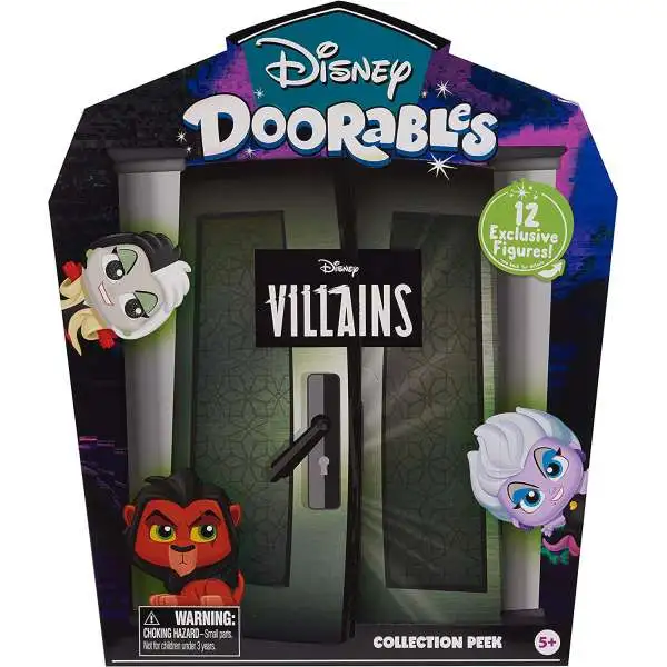 Disney Doorables Collection Peek Villains Exclusive Mystery Figure 12-Pack