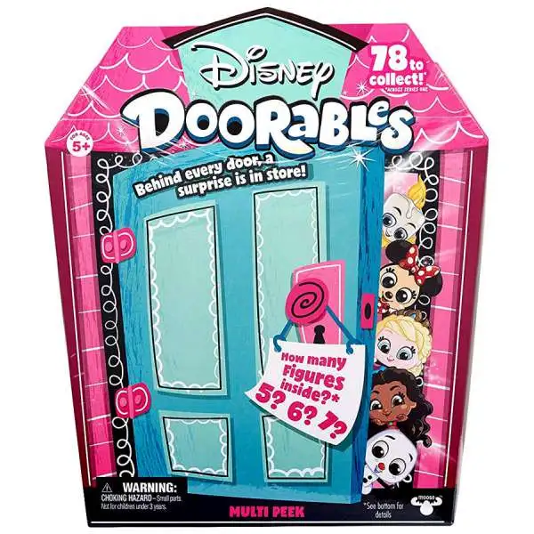 Disney Doorables MULTI Peek Mystery Pack [5, 6 or 7 RANDOM Figures!]
