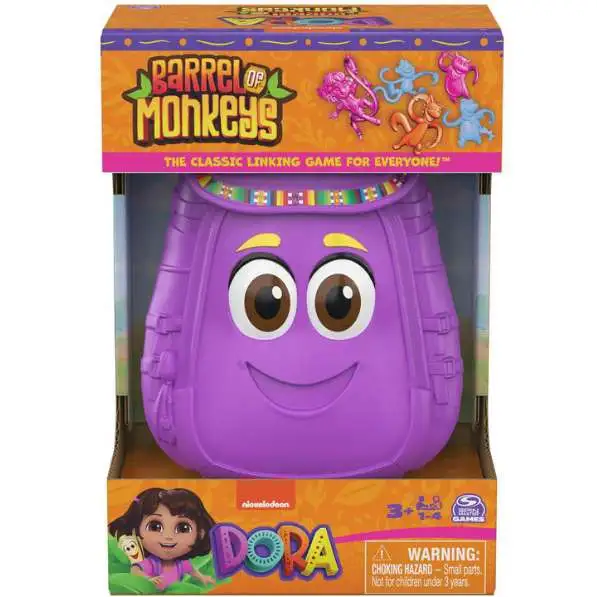 Dora the Explorer Barrel of Monkeys Game