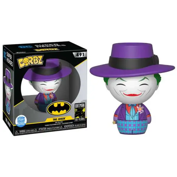 Funko DC 1989 Movie Dorbz The Joker Exclusive Vinyl Figure #491 [80 Years]