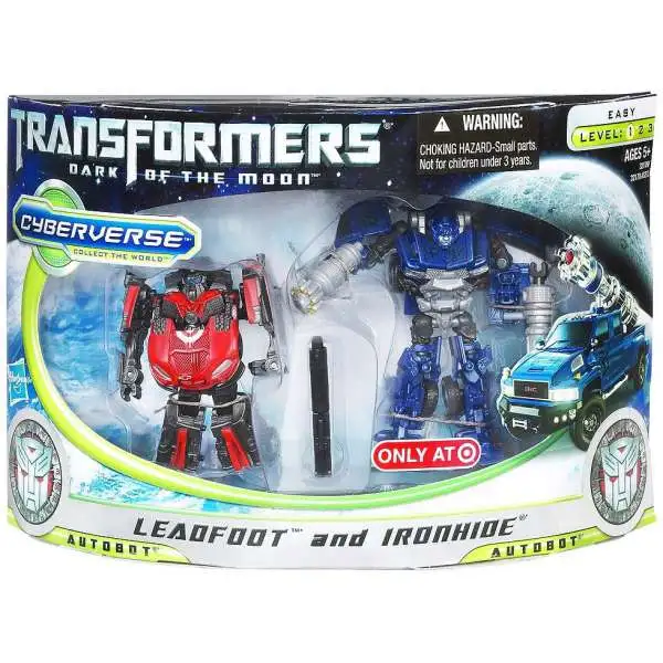 Transformers Dark of the Moon Cyberverse Leadfoot & Ironhide Exclusive Legion Action Figure 2-Pack