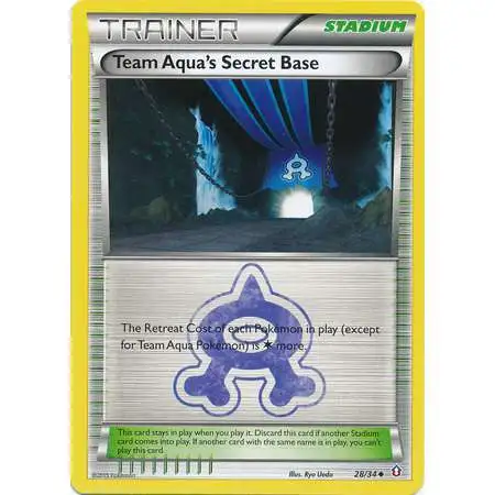 Pokemon X & Y Double Crisis Uncommon Team Aqua's Secret Base #28