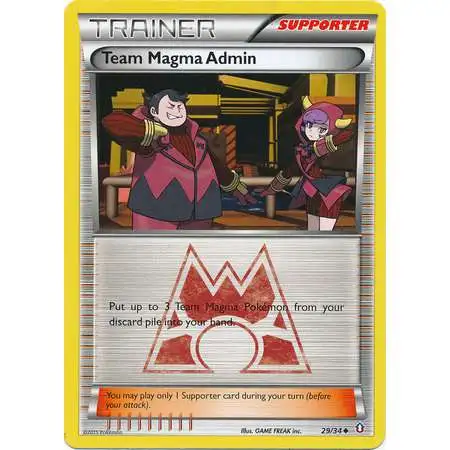 Pokemon X & Y Double Crisis Uncommon Team Magma Admin #29