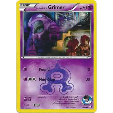 Pokemon X & Y Double Crisis Common Team Aqua's Grimer #7