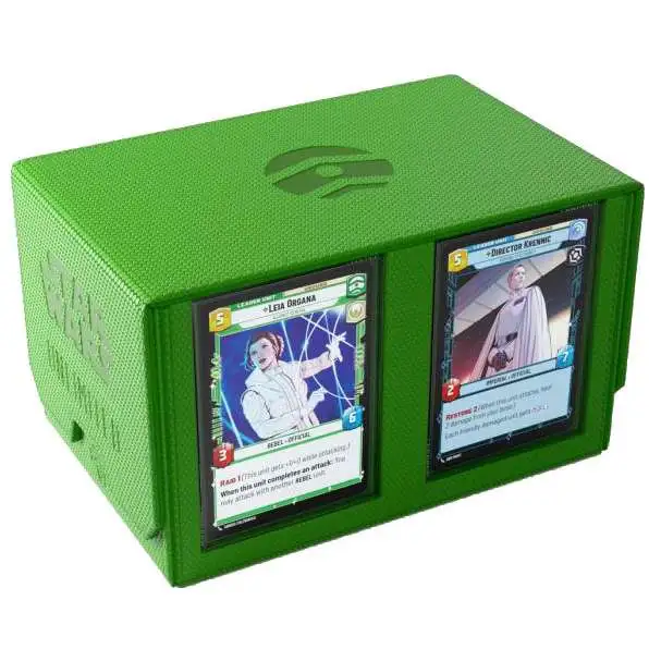 Star Wars: Unlimited Trading Card Game Official Accessory Green Double Deck Pod