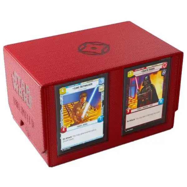 Star Wars: Unlimited Trading Card Game Official Accessory Red Double Deck Pod