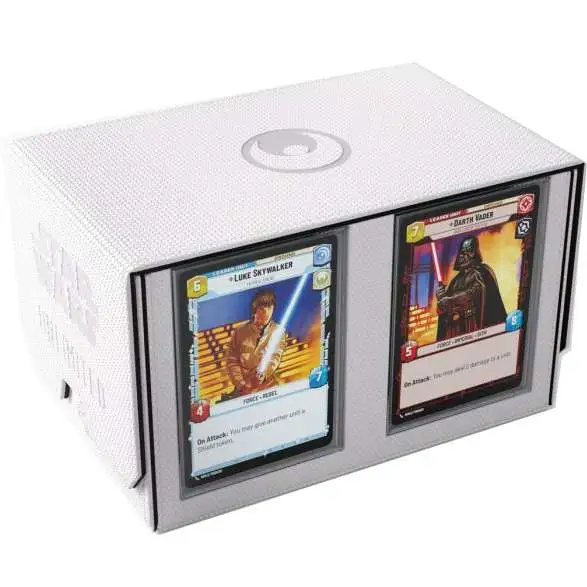 Star Wars: Unlimited Trading Card Game Official Accessory White Double Deck Pod