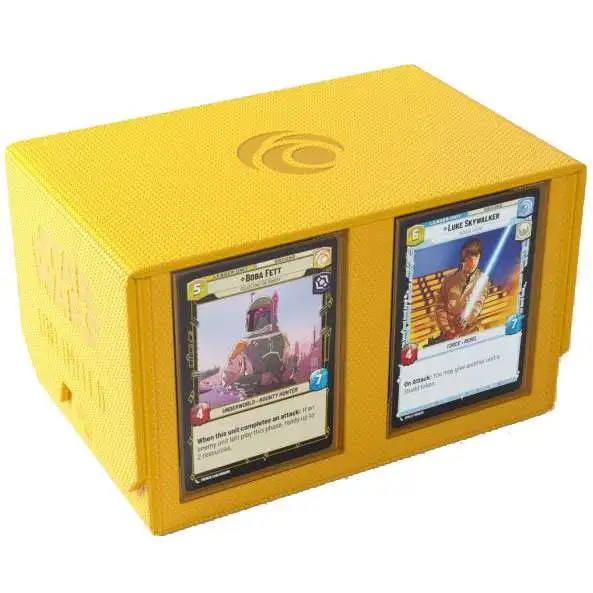 Star Wars: Unlimited Trading Card Game Official Accessory Yellow Double Deck Pod