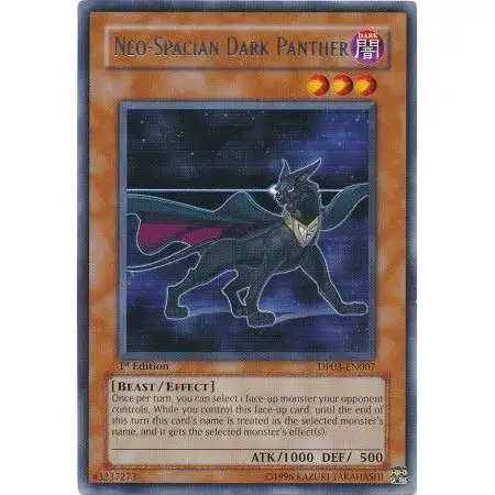 YuGiOh GX Trading Card Game Duelist Pack Jaden Yuki 2 Rare Neo-Spacian Dark Panther DP03-EN007