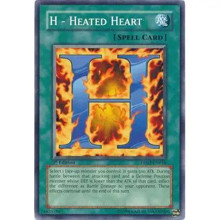 YuGiOh GX Trading Card Game Duelist Pack Jaden Yuki 2 Common H - Heated Heart DP03-EN016