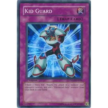 YuGiOh GX Trading Card Game Duelist Pack Jaden Yuki 2 Super Rare Kid Guard DP03-EN030