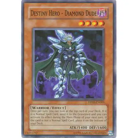YuGiOh GX Trading Card Game Duelist Series Aster Phoenix Common Destiny Hero - Diamond Dude DP05-EN003