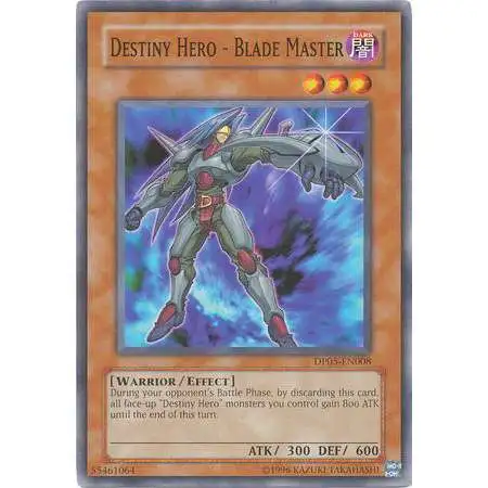 YuGiOh GX Trading Card Game Duelist Series Aster Phoenix Common Destiny Hero - Blade Master DP05-EN008