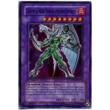 YuGiOh GX Trading Card Game Duelist Series Aster Phoenix Super Rare Elemental Hero Shining Phoenix Enforcer DP05-EN013