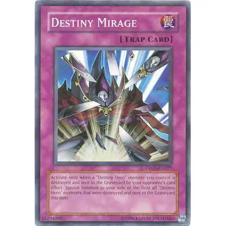 YuGiOh GX Trading Card Game Duelist Series Aster Phoenix Common Destiny Mirage DP05-EN027