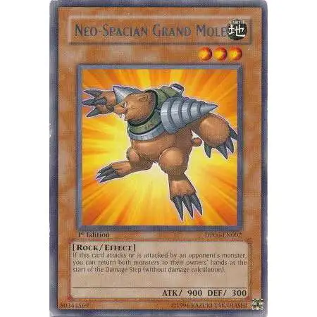 YuGiOh GX Trading Card Game Duelist Pack Jaden Yuki 3 Rare Neo-Spacian Grand Mole DP06-EN002