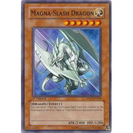YuGiOh GX Trading Card Game Duelist Pack Jesse Anderson Common Magna-Slash Dragon DP07-EN010