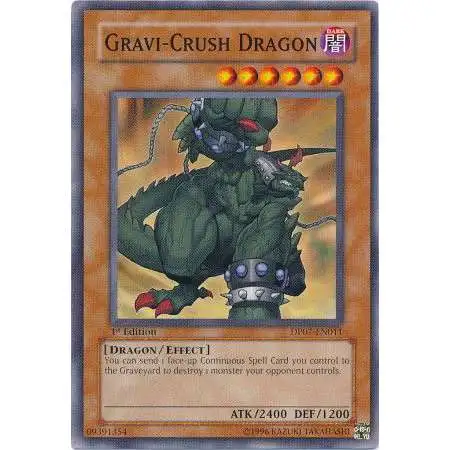 YuGiOh GX Trading Card Game Duelist Pack Jesse Anderson Common Gravi-Crush Dragon DP07-EN011